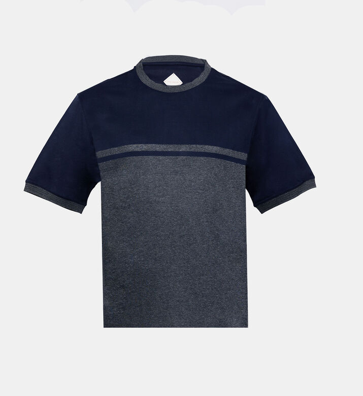 Cotton Color Block T-shirt