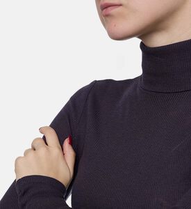 Samsoe High Neck Long-sleeve Top, Model View