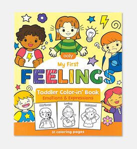 Ooly Color Book Toddler Feelings, Packshot View