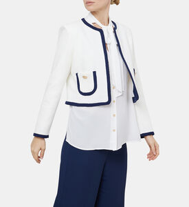 Cotton Terry Cropped Jacket Cotton Terry Cropped Jacket