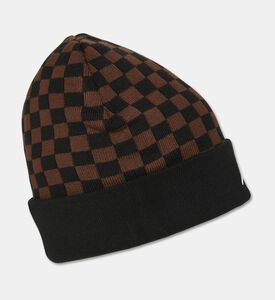 Sprayground Warp Check Patterned Beanie, Packshot View