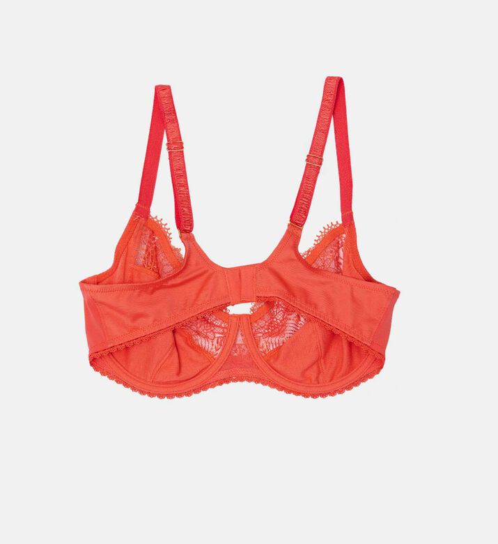 Full Cup Embroidered Support Bra Full Cup Embroidered Support Bra