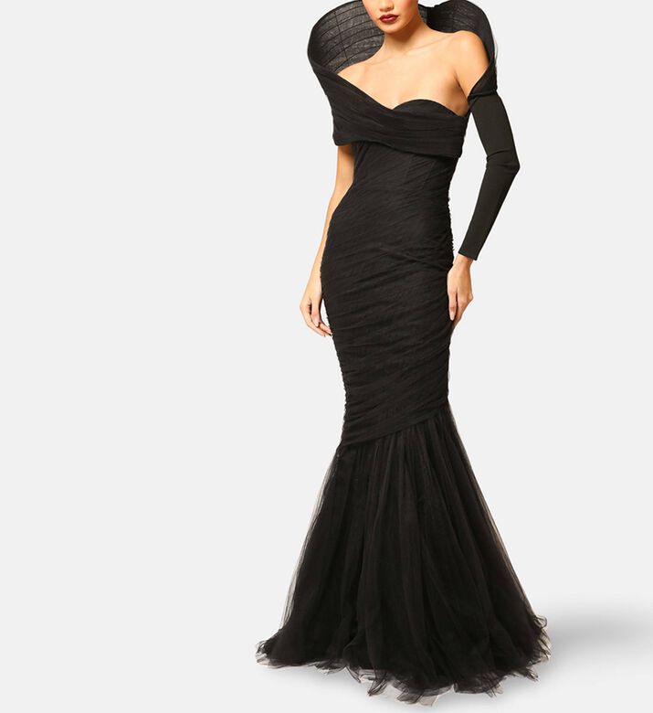 Zeena Zaki Dress Long, Model View