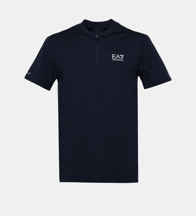 Gold Ventus7 Zip Neck Shirt