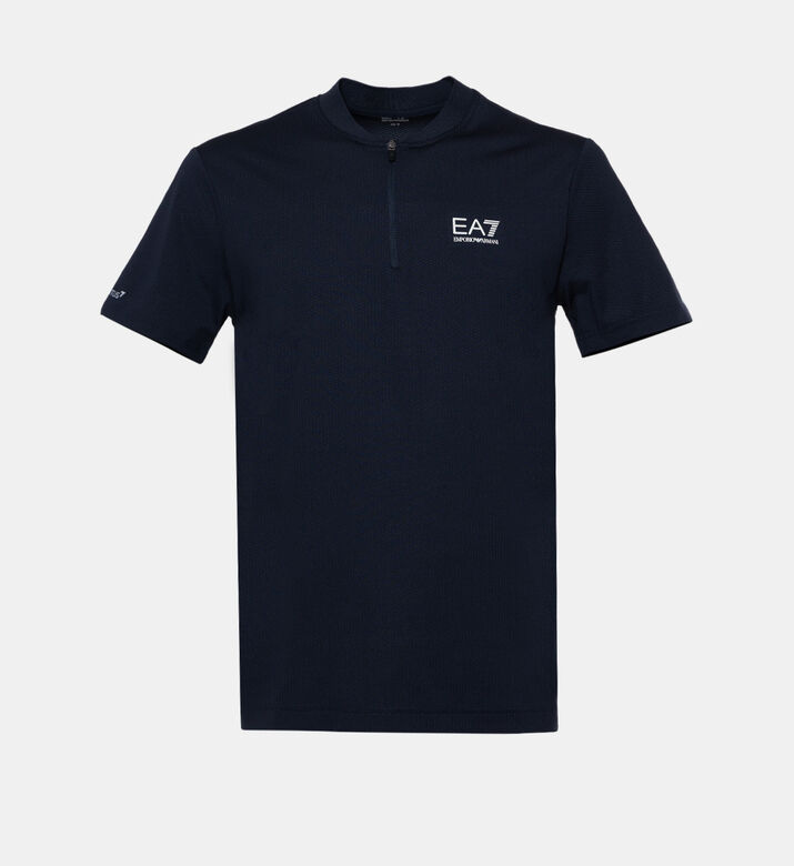 Gold Ventus7 Zip Neck Shirt