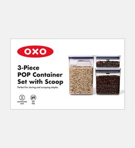 طقم حاويات تخزين غود غريبس بوب 3 قطع