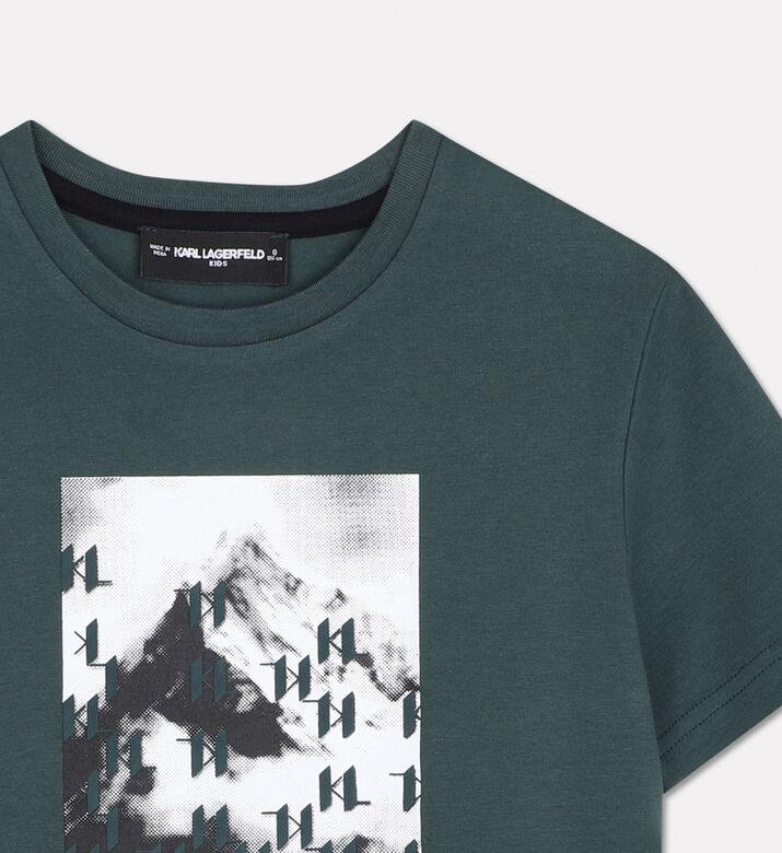 Karl Lagerfeld Short-sleeve Graphic Logo T-shirt, Packshot View