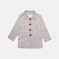 Donna Tweed Velvet Lining Coat