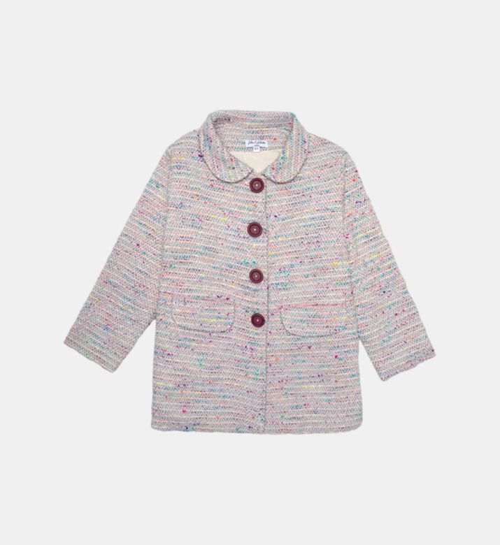 Donna Tweed Velvet Lining Coat