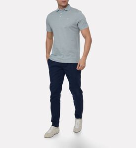 Hackett London Classic Cotton Pique Logo-embroidery Polo, Green, S, Model View