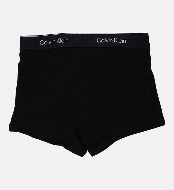 Calvin Klein Cotton Logo-print 3-pack Trunks, Multicolor, S, Packshot View