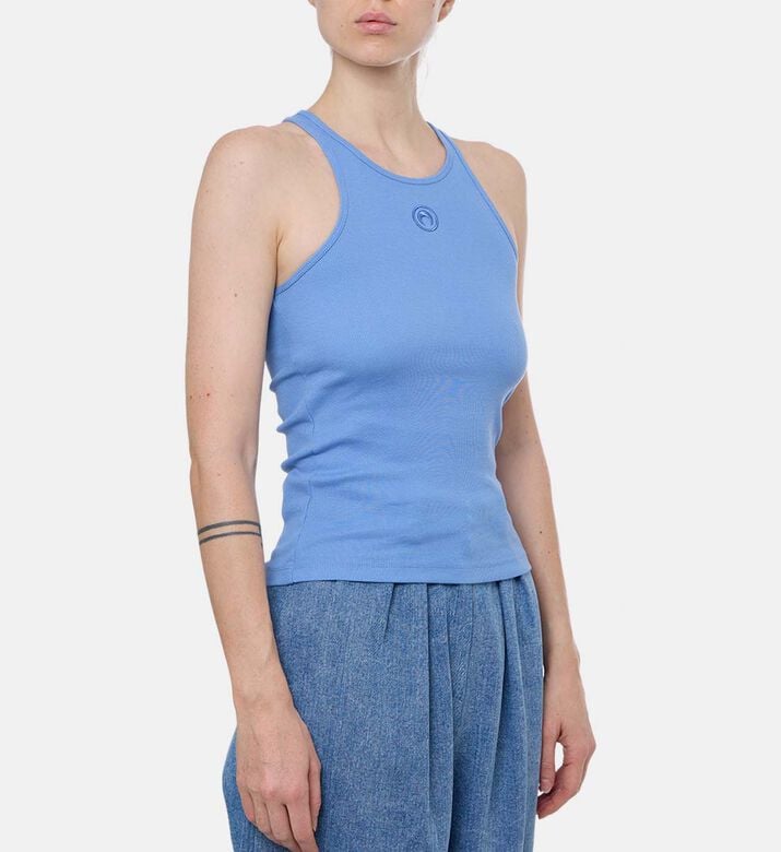 Marine Serre Top Tank, Blue, S, Model View Marine Serre Top Tank, Blue, S, Model View