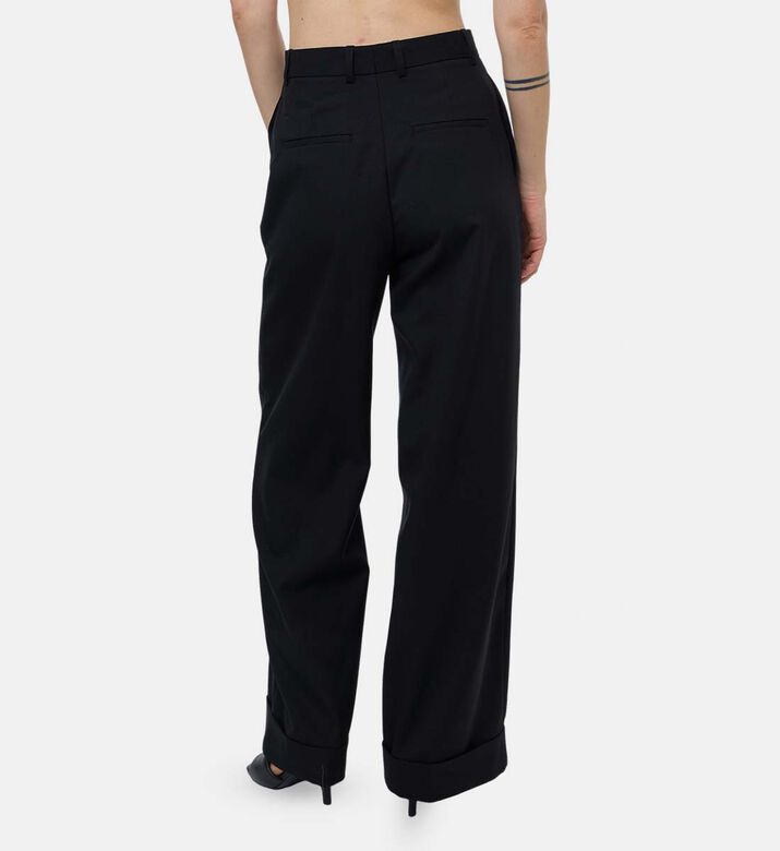 The Kooples Tailored Wide-leg Trousers, Model View