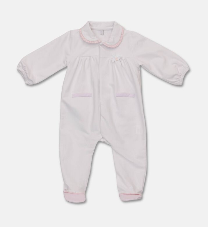 My First Collection Peter Pan-collar Long-sleeve Rompersuit, Packshot View