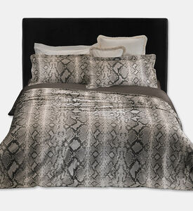 Philip Plein Python Skin Pattern Bed Set, Python, 240x260-cm, Packshot View
