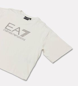EA7 Short-sleeve Crewneck Stretch T-shirt, Packshot View