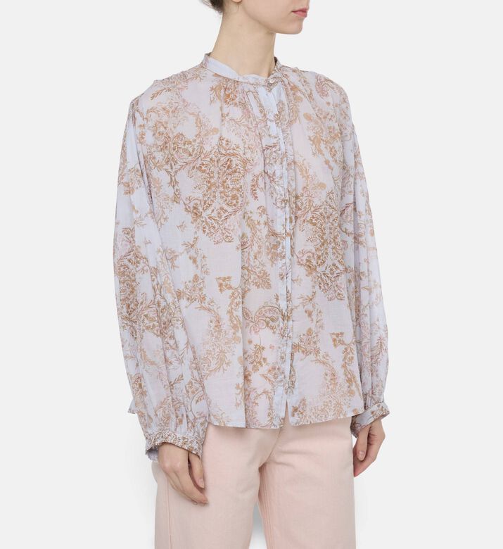 Forte-Forte All-over Floral-print Regular-fit Shirt, Model View