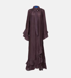 فستان طويل واسع مستوحى من الطراز البوهيمي