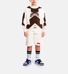 سويت شيرت بياقة دائرية ثلاثية