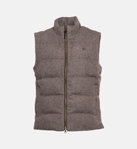 Hackett London Logo-embroidery Padded Sleeveless Vest, Packshot View