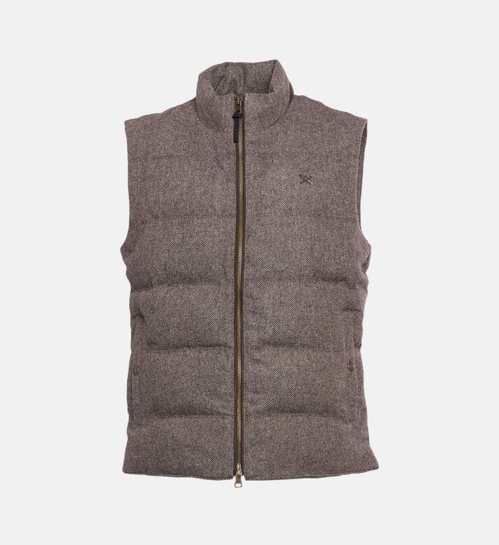 Hackett London Logo-embroidery Padded Sleeveless Vest, Packshot View