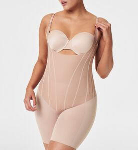 Open-bust Mid-thigh Bodysuit