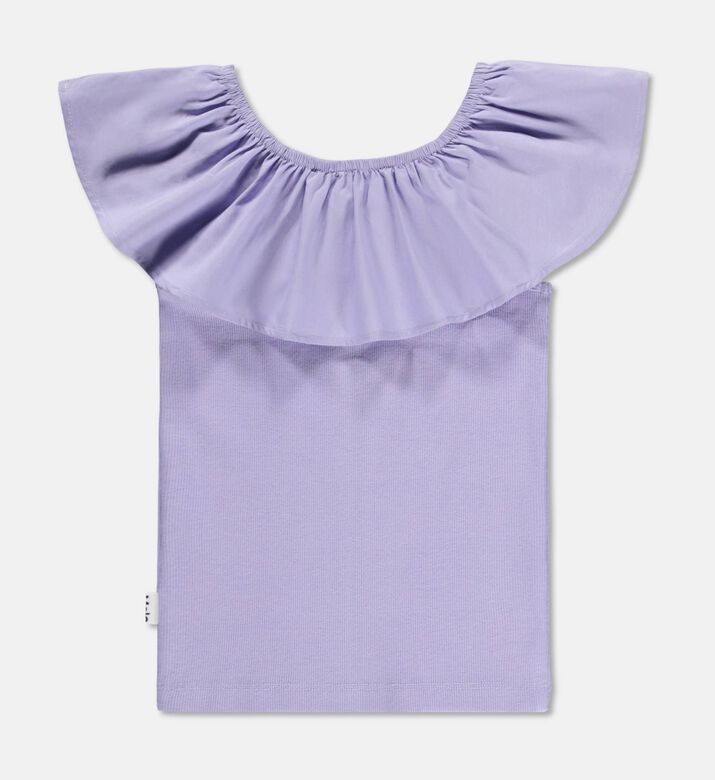 Molo Reca Ruffle Sleeveless T-shirt, Packshot View