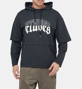 سويت شيرت بغطاء رأس قطني من بايف يوروبا