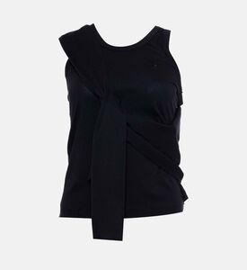 بلوزة جيرسي بتفصيل عقدة