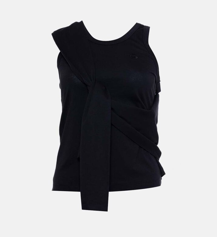 Knot-detail Jersey Top