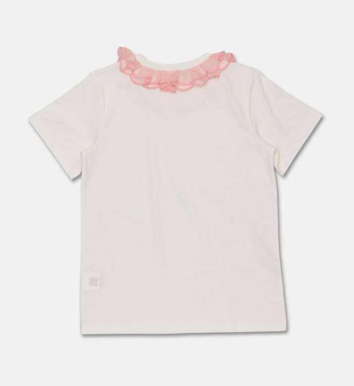 Stella McCartney Tulle Ruffled Collar Top, Packshot View