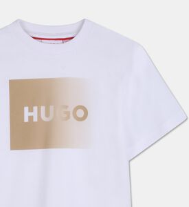 Hugo Logo-print Regular-fit T-shirt, White, 10y, Packshot View