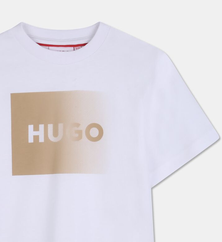 Hugo Logo-print Regular-fit T-shirt, White, 10y, Packshot View