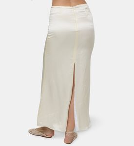 Baobab Satin Column Maxi Skirt, Model View