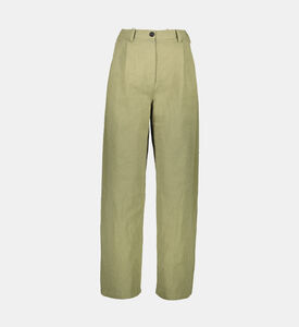 بنطال بطيات بقصة مريحة