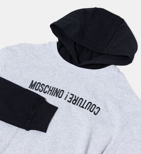 سويت شيرت بغطاء رأس من موسكينو كوتور