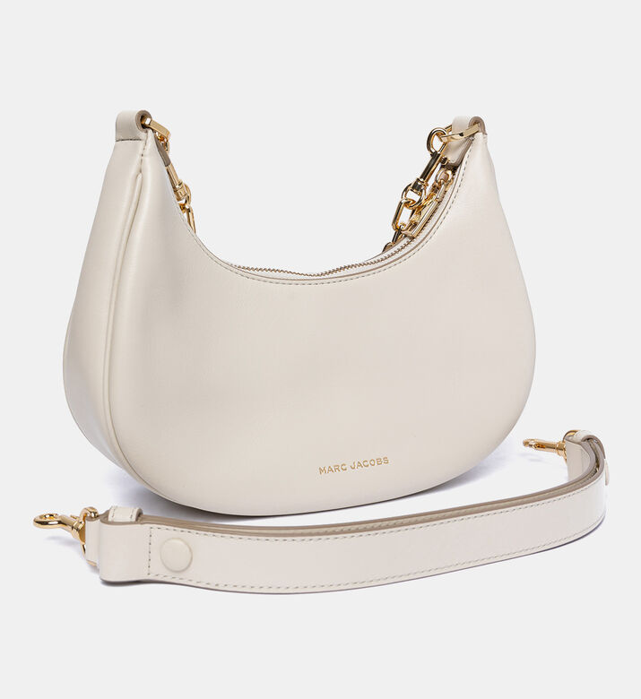 حقيبة جلد البقر المنحنية