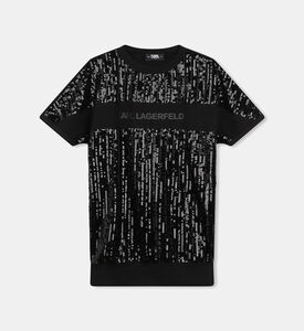 فستان بنمط تيشيرت بترتر