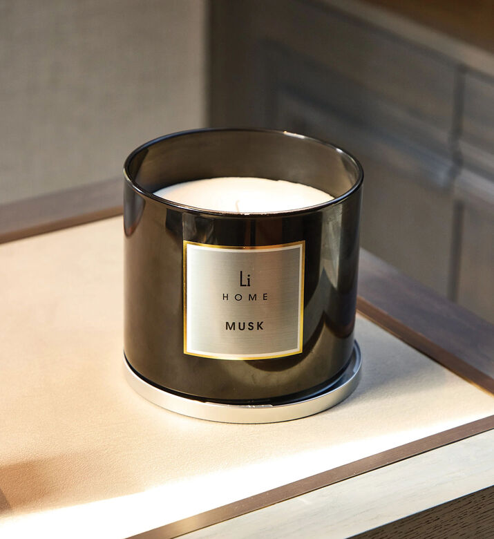 Home Life Style Candle Glass Cup White Musk, Packshot View