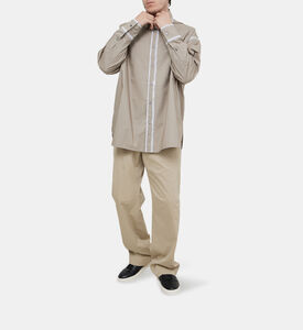 قميص بوبلين قطن