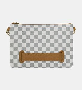 Sprayground Embossed Check Utility Pouch, Packshot View