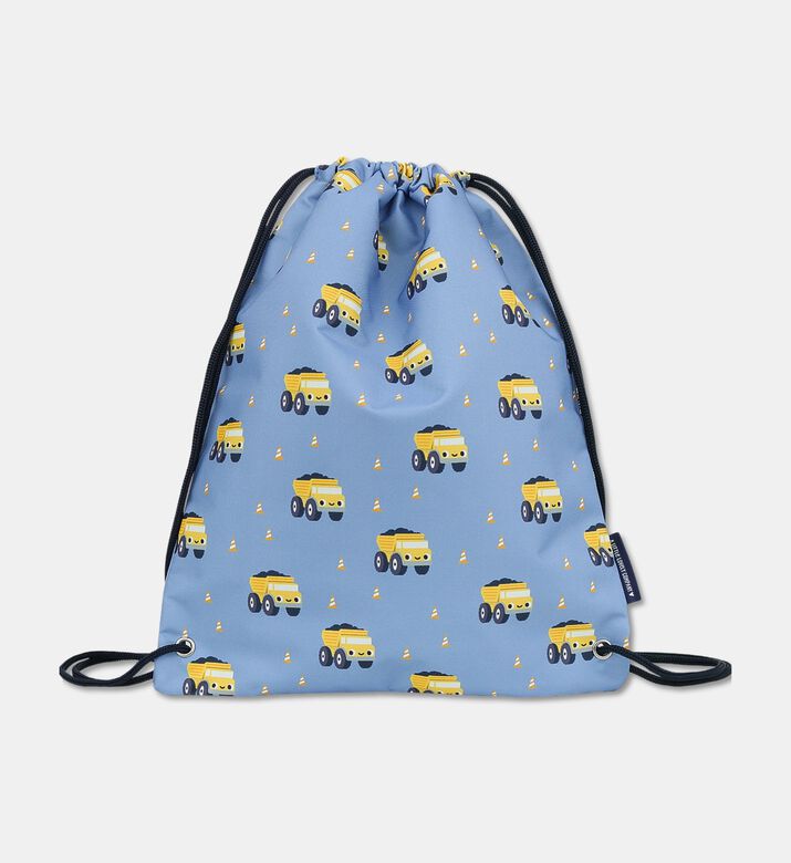 A Little Lovely Company Drawstring Bag - Dump Truck, Packshot View