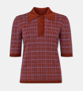 Plan C Cotton Knit Polo Shirt, Packshot View