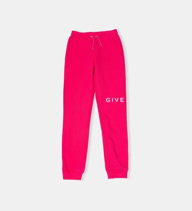 Fleece 4g-print Elasticated Waist Trousers