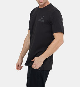 تيشيرت بياقة مستديرة جيرسيه مطاطية