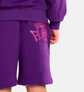 Characters Fight Printed Shorts