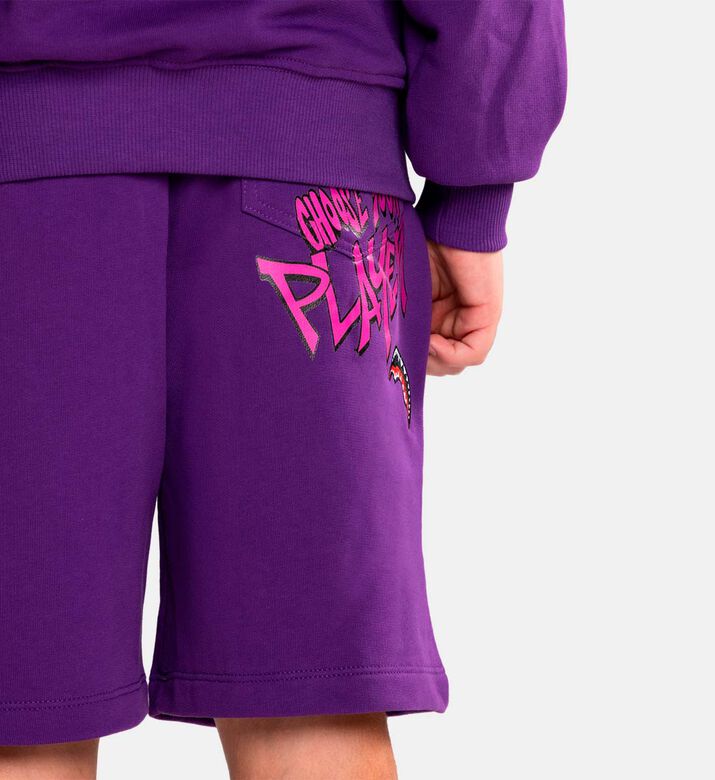 Characters Fight Printed Shorts