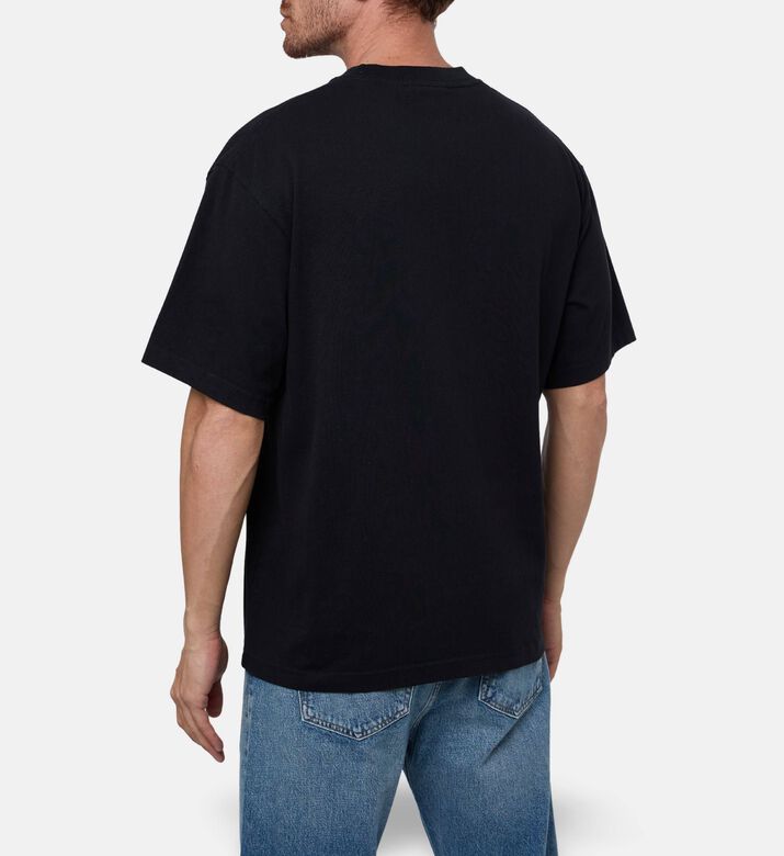 Axel Arigato Contrasting Logo-script Embroidery T-shirt, Model View