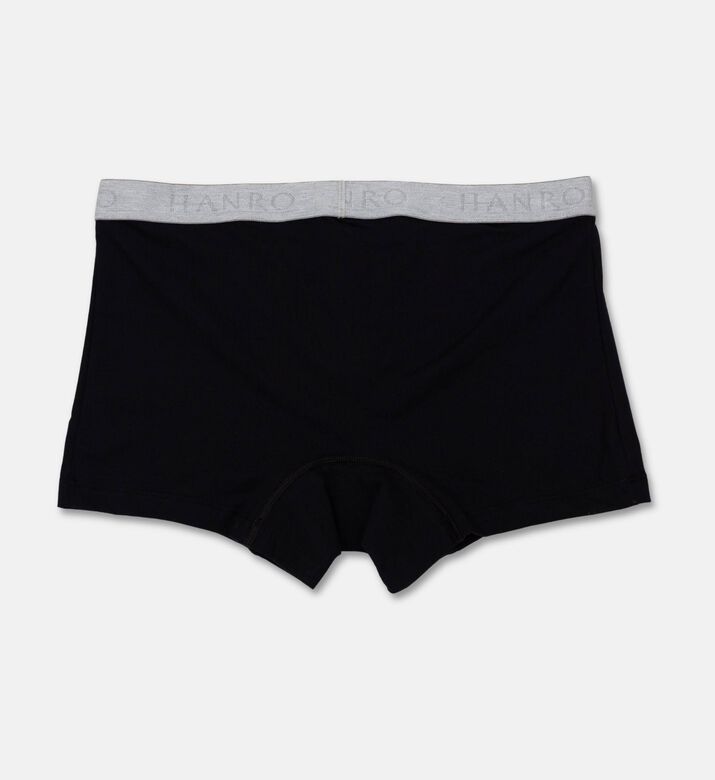 Hanro Cotton Essentials Brief 2-pack, Black, L, Packshot View