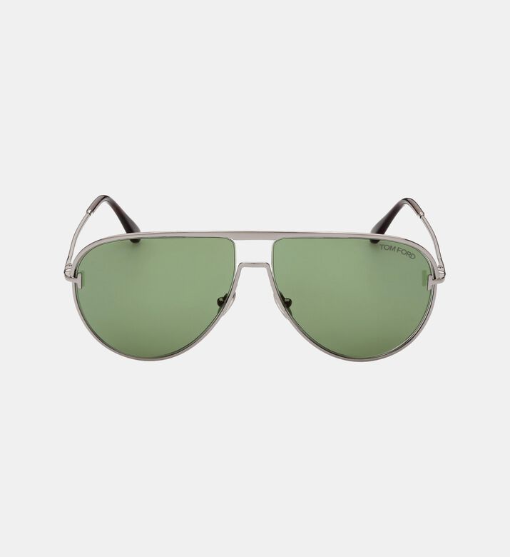 Pilot-shaped Gradient Lense Sunglasses 60